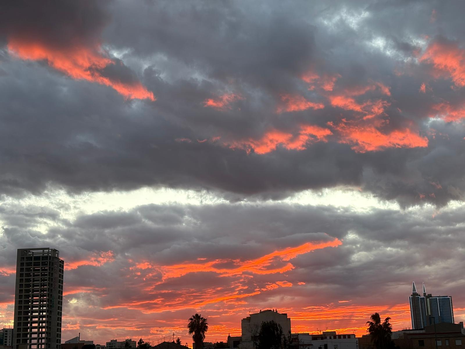Murcia soleil couchant